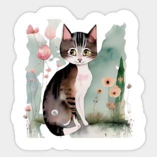 cartoon cat Sticker